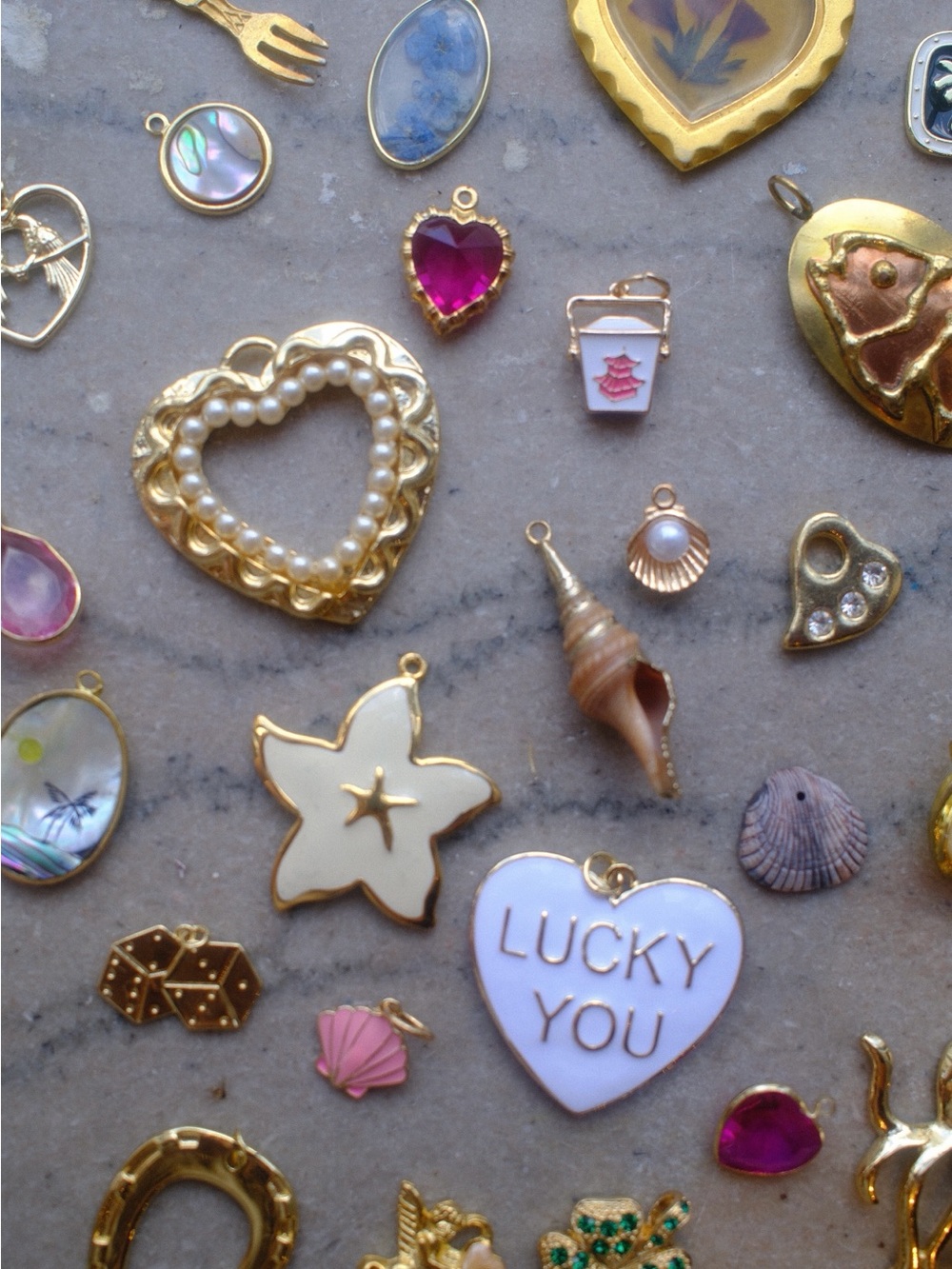 Mystery charm assortment — 15 individual charms
